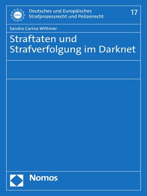 cover image of Straftaten und Strafverfolgung im Darknet